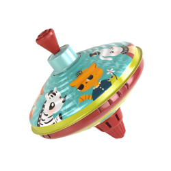 Metal Spinning Top Animals Toy Traditional